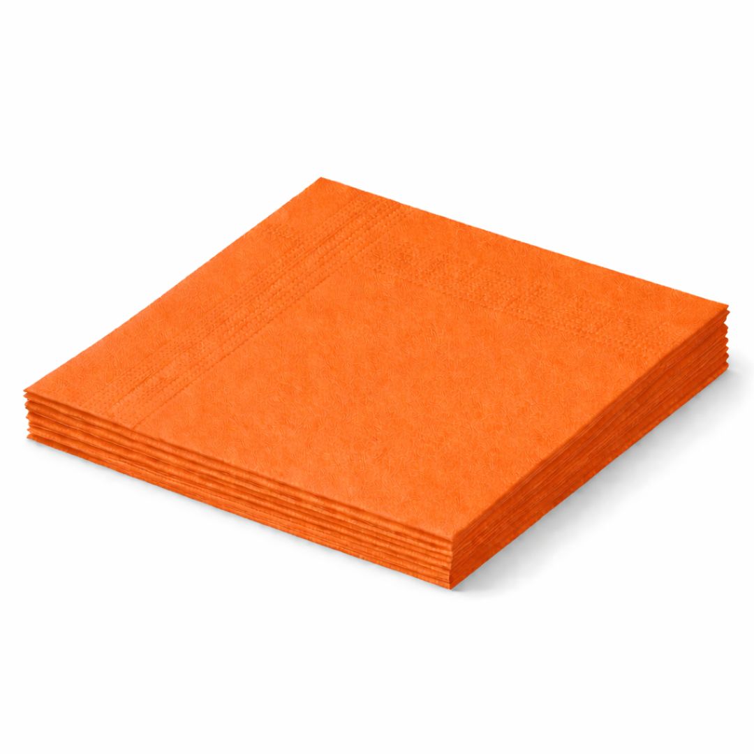 GO Servietten 33 × 33 cm, 2-lagig, 1/4 Falz – Einfarbig, verschiedene Farben, 2.000 Stk