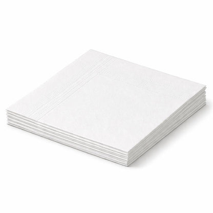 GO Servietten 33 × 33 cm, 3-lagig, 1/4-Falz – Einfarbig, verschiedene Farben, 1600 Stk