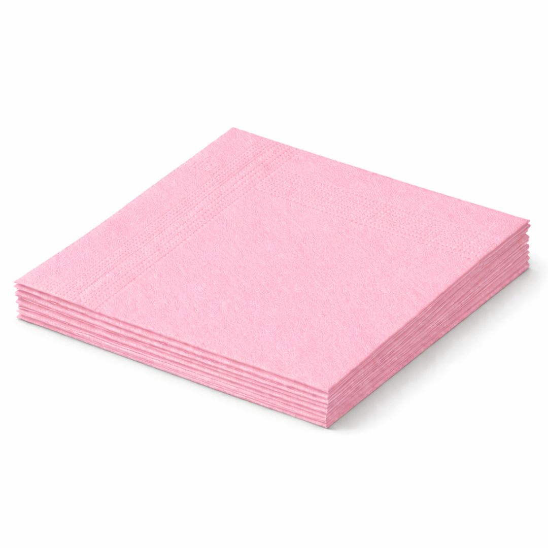 GO Servietten 33 × 33 cm, 3-lagig, 1/4-Falz – Einfarbig, verschiedene Farben, 1600 Stk