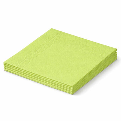 GO Servietten 33 × 33 cm, 3-lagig, 1/4-Falz – Einfarbig, verschiedene Farben, 1600 Stk
