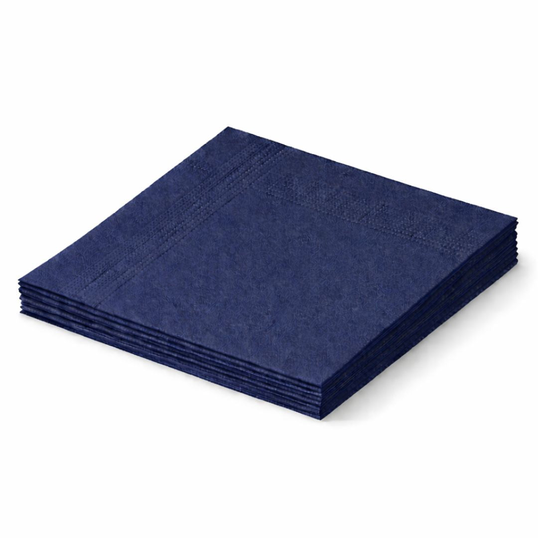 GO Servietten 33 × 33 cm, 3-lagig, 1/4-Falz – Einfarbig, verschiedene Farben, 1600 Stk