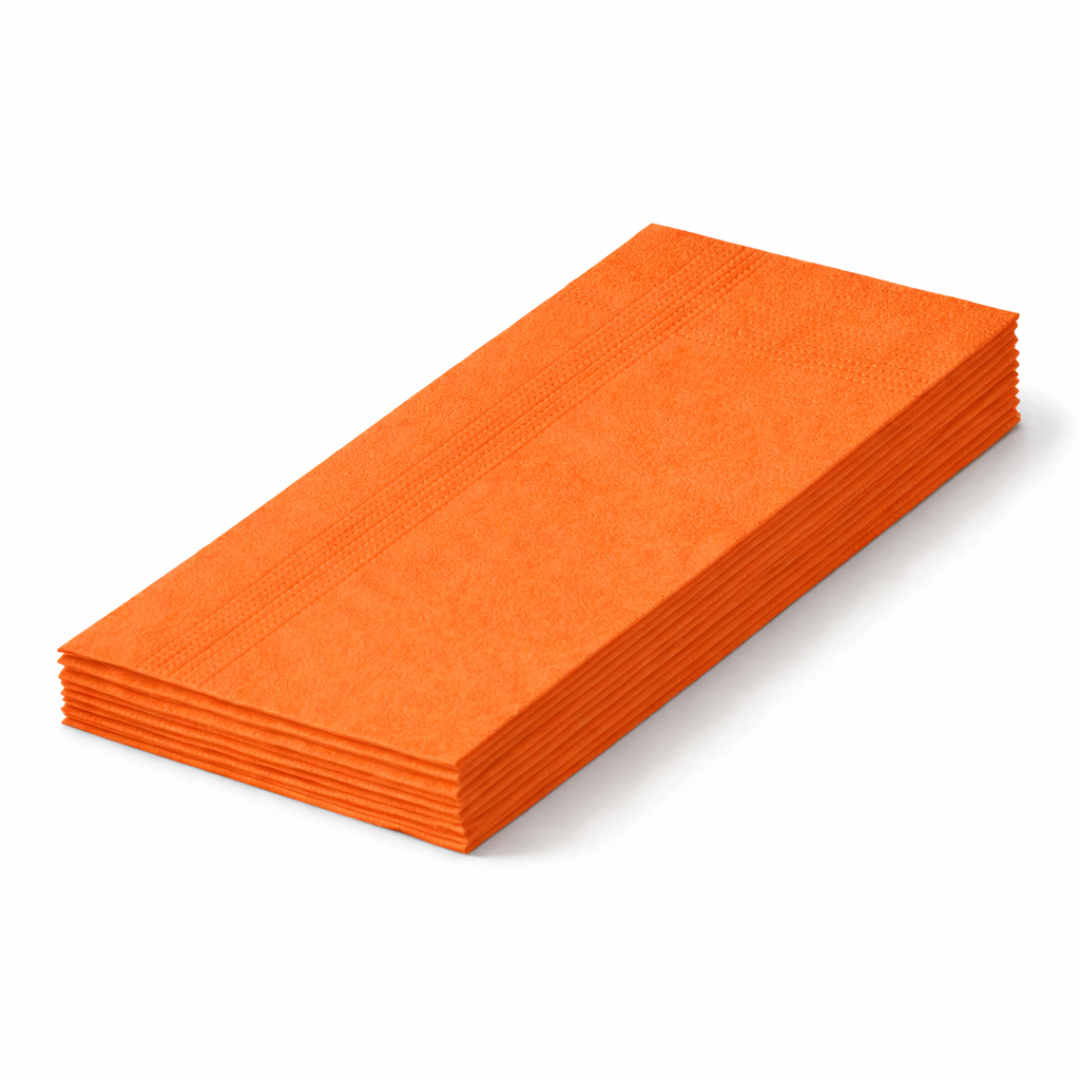 GO Servietten 33 × 33 cm, 2-lagig, 1/8-Falz – Einfarbig, verschiedene Farben, 2.000 Stk