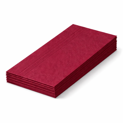 GO Servietten 33 × 33 cm, 2-lagig, 1/8-Falz – Einfarbig, verschiedene Farben, 2.000 Stk