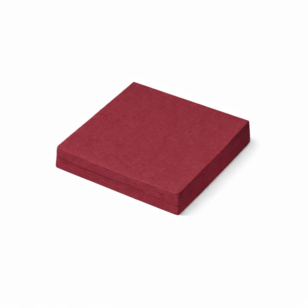 Prägeservietten 33x33 cm 1/4 Falz – 1-lagig Einfarbig, 5000 Stk.