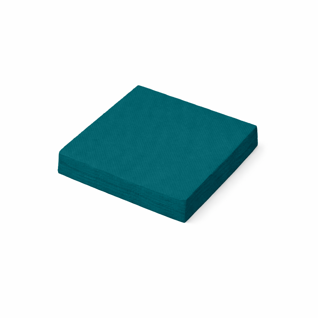 Cocktailserviette mikrogeprägt 20 × 20 cm, 1/4-Falz – Einfarbig, verschiedene Farben, 800 Stk. (Kopie)