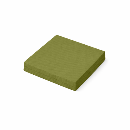 Cocktailserviette mikrogeprägt 20 × 20 cm, 1/4-Falz – Einfarbig, verschiedene Farben, 800 Stk. (Kopie)