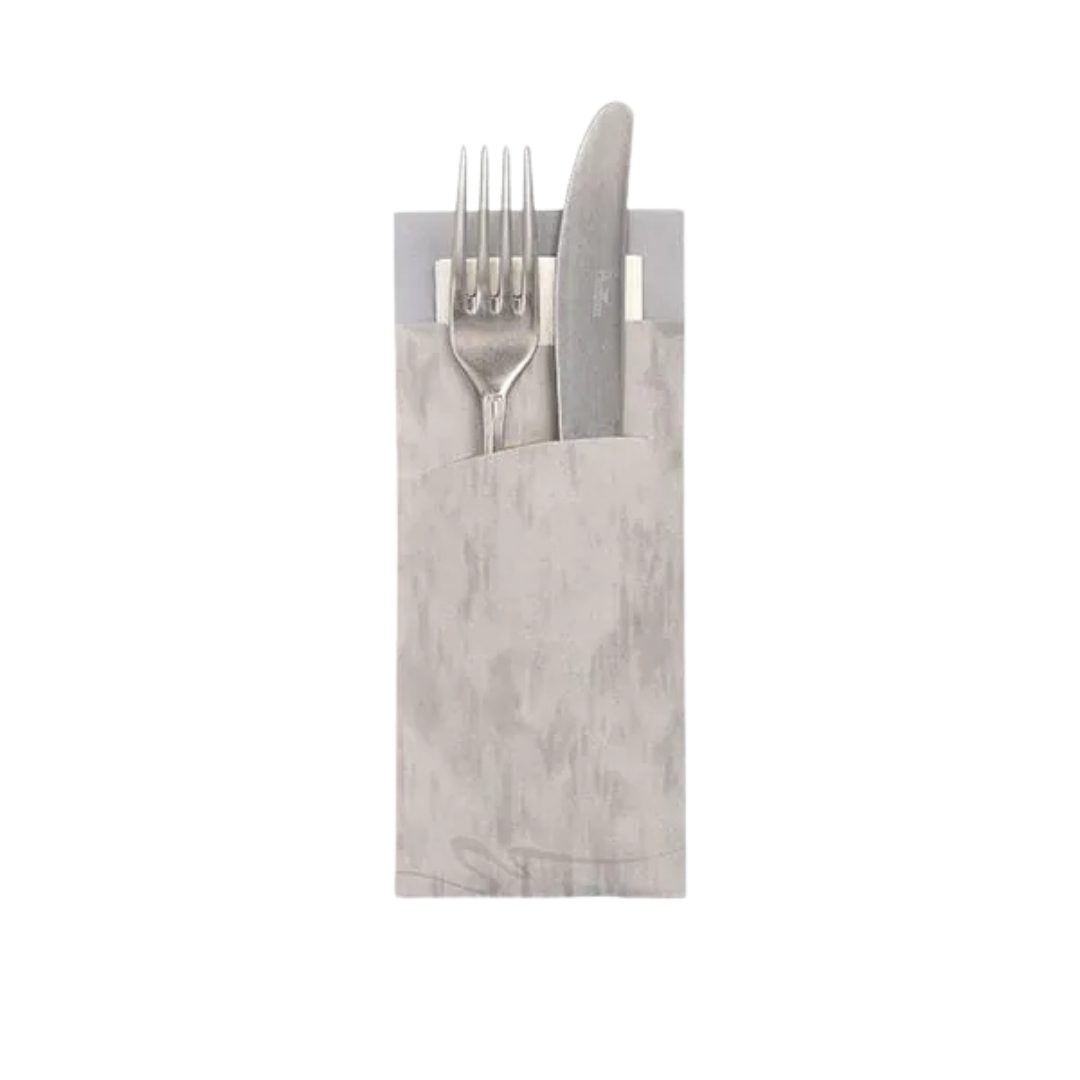 Bestecktaschen mit integrierter Serviette, mehrfarbig 520 Stk.