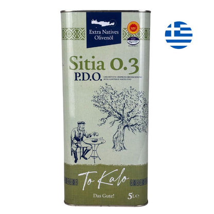 Sitia – Extra Natives Olivenöl aus Kreta 5L