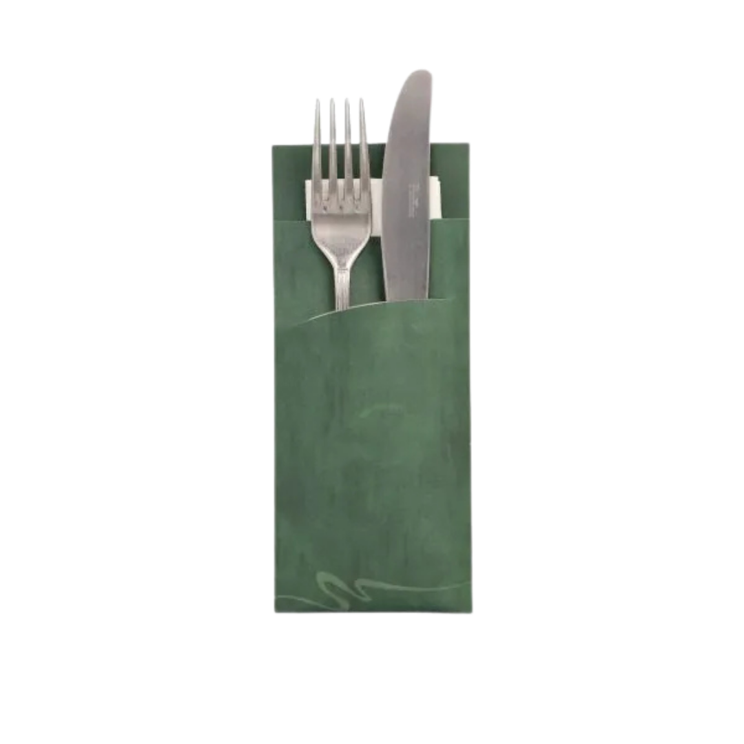 Bestecktaschen mit integrierter Serviette, mehrfarbig 520 Stk.