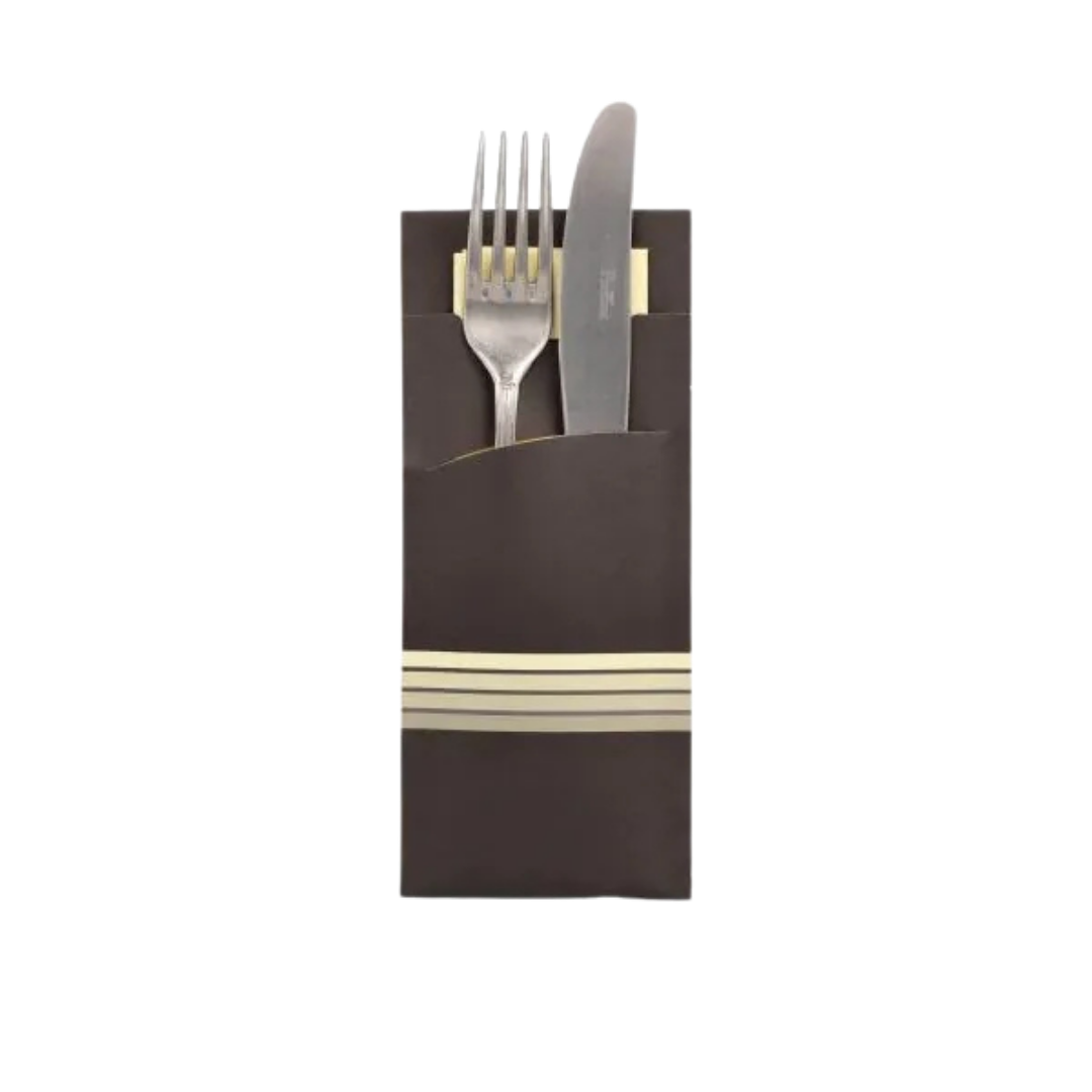 Bestecktaschen mit integrierter Serviette, mehrfarbig 520 Stk.