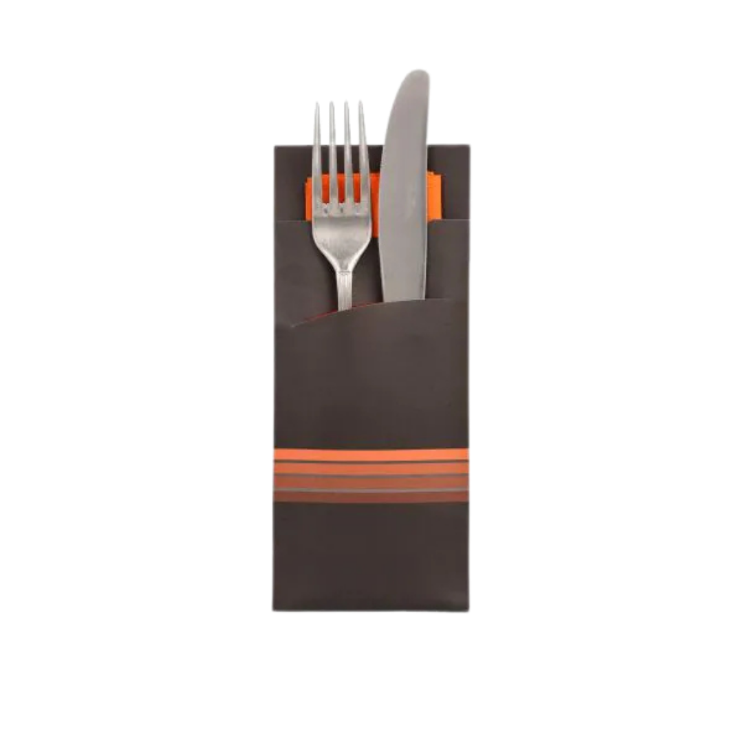 Bestecktaschen mit integrierter Serviette, mehrfarbig 520 Stk.
