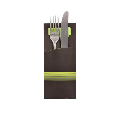 Bestecktaschen mit integrierter Serviette, mehrfarbig 520 Stk.