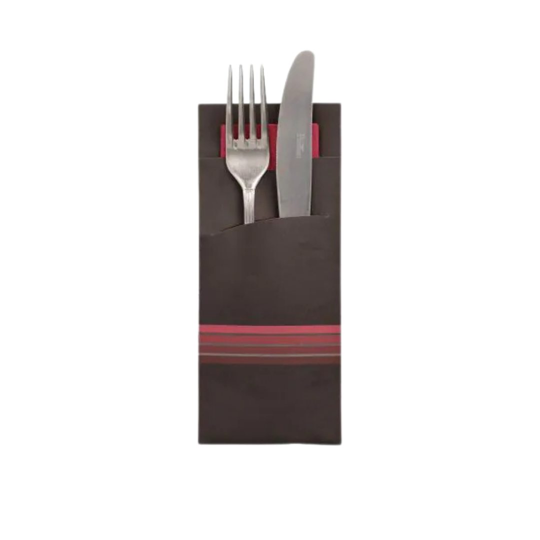 Bestecktaschen mit integrierter Serviette, mehrfarbig 520 Stk.