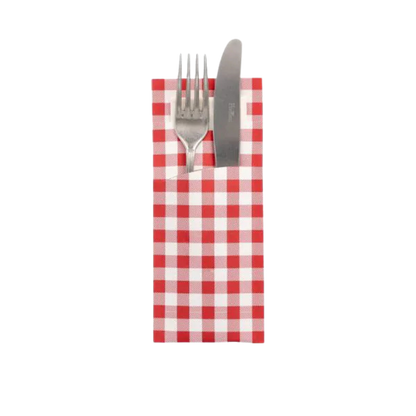 Bestecktaschen mit integrierter Serviette, mehrfarbig 520 Stk.
