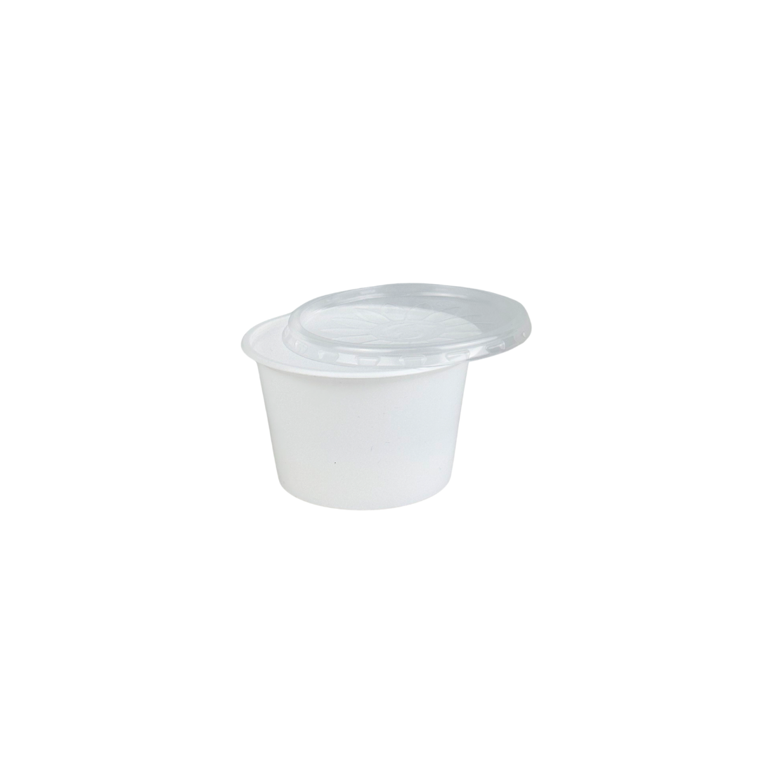 Dressingbecher+Deckel 100ml, 500 Stk.