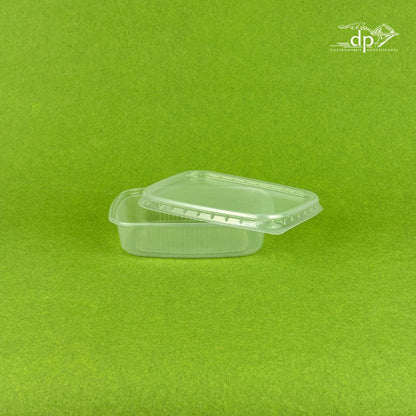 Verpackungsbecher+Deckel 125ml eckig, 250 Stk.