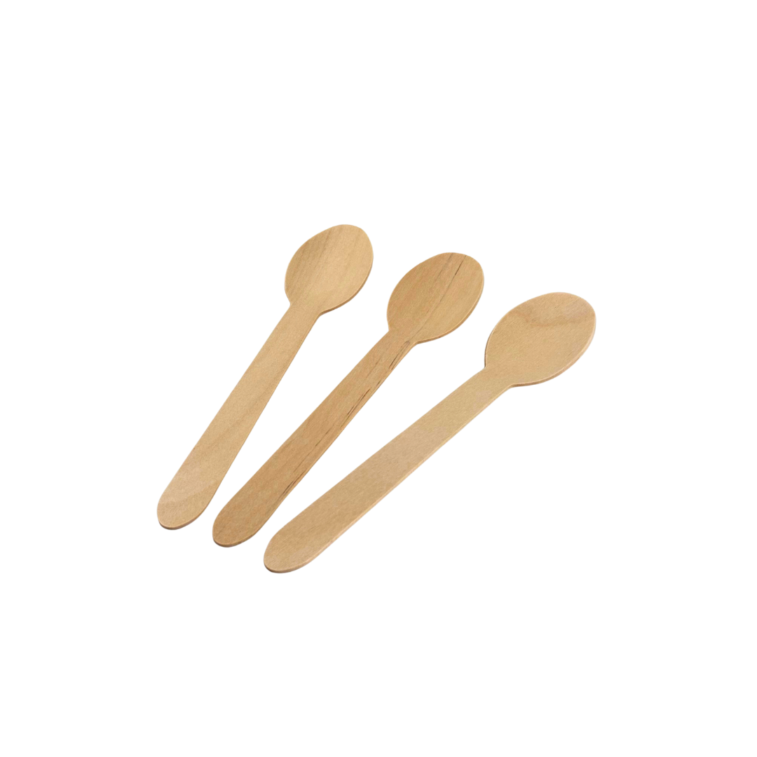 Holzlöffel Einwegbesteck, 100 Stk.