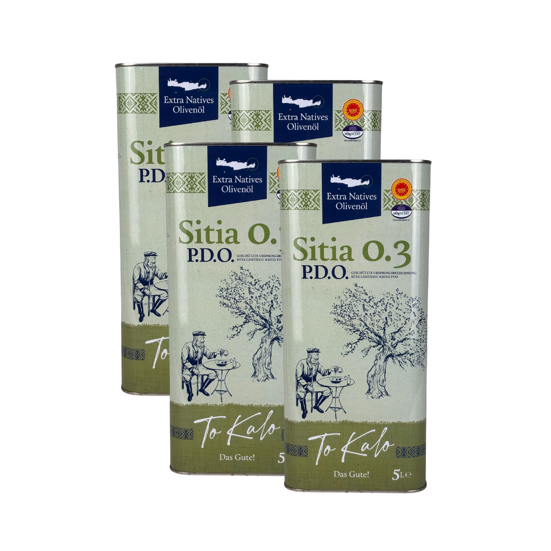Sitia – Extra Natives Olivenöl aus Kreta 5L