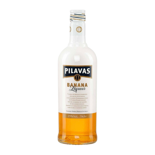 Pilavas Bananen-Likör 25% vol. | Premium Fruchtlikör aus Patras 0,7l