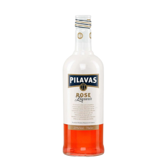 Pilavas Rosen-Likör 25% vol. | Edler floraler Likör aus Patras 0,7l