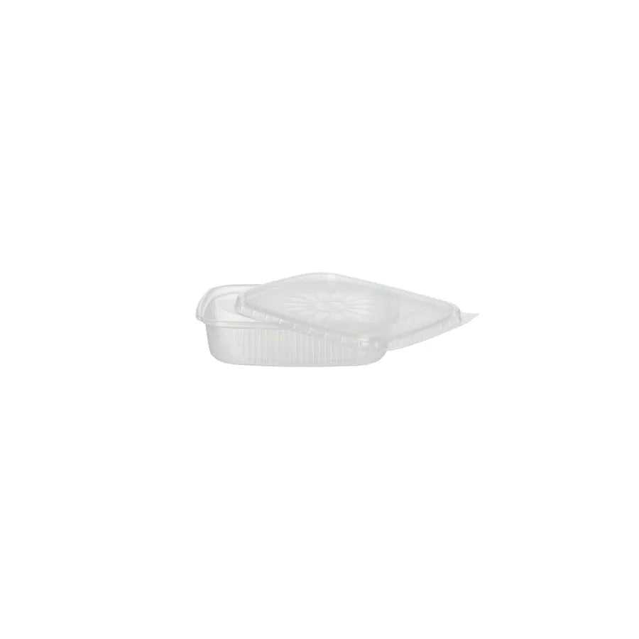Verpackungsbecher+Deckel 125ml eckig, 250 Stk.