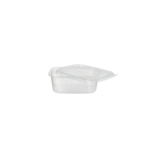 Verpackungsbecher+Deckel 200ml eckig, 250 Stk.