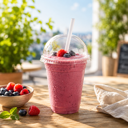 Smoothie Klarsichtbecher 0,3 l – 100 Stück (ohne Deckel)